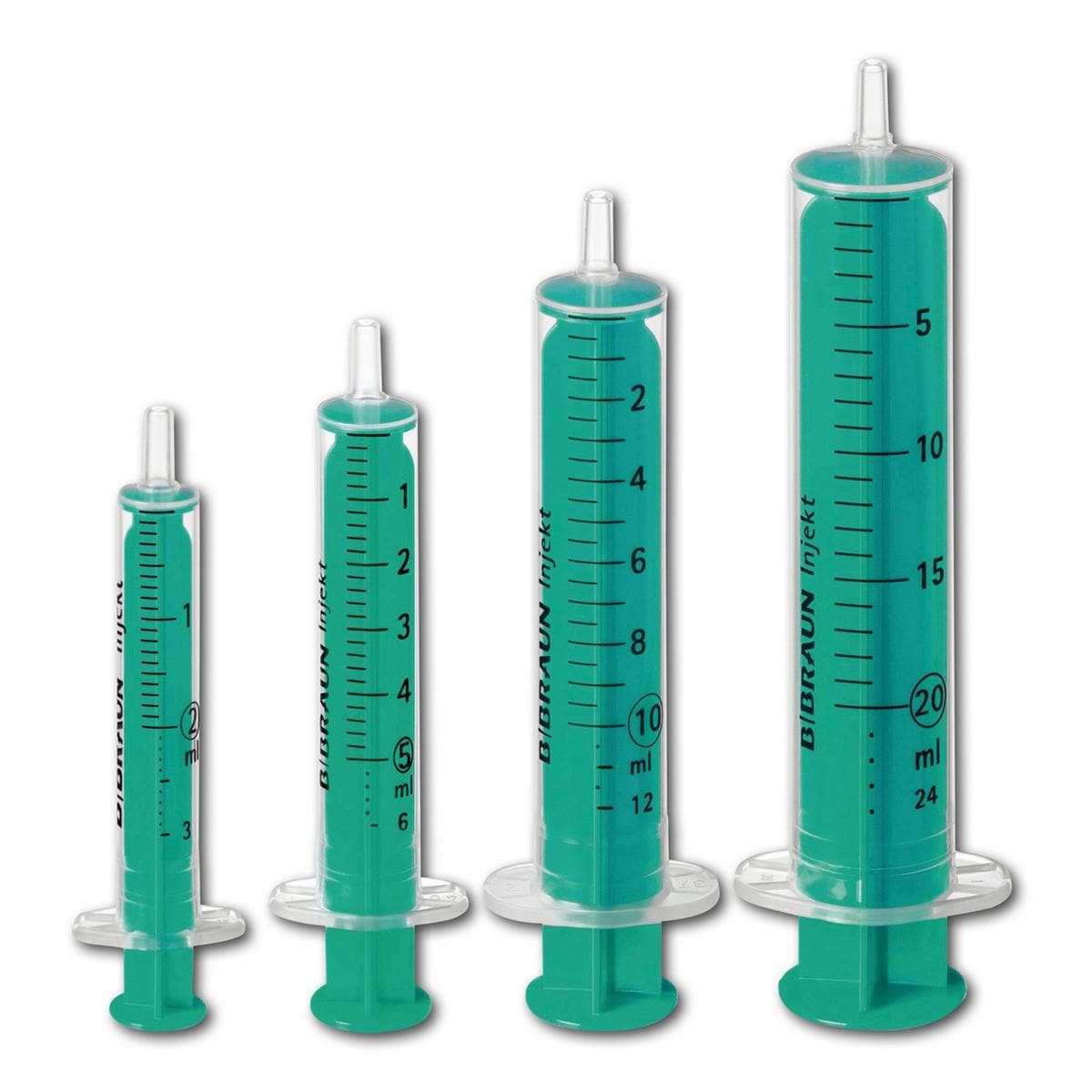 Injectiespuit 2-delig, luer - 2 ml, per 100 stuks