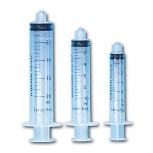 Injectiespuit 3-delig, luer-lock - 5ml, per 100 stuks