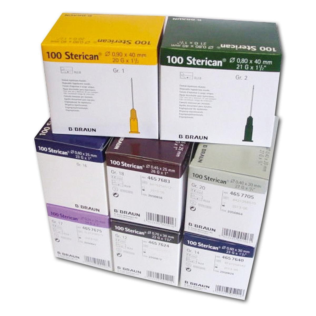 Sterican injectienaalden - grijs, 27G 0,40 x 25 mm, per 100 stuks