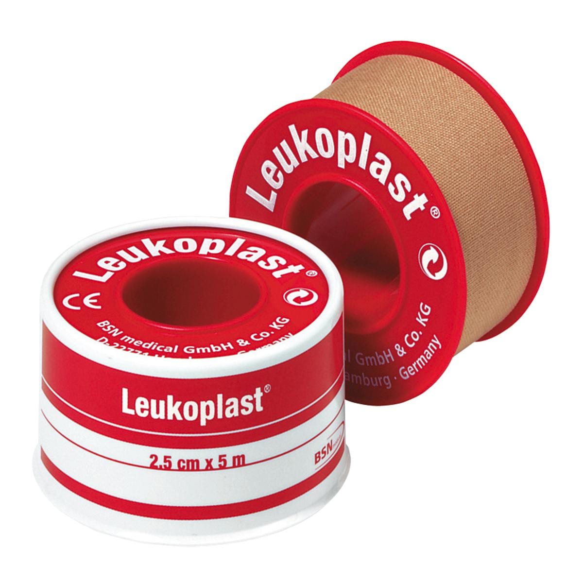 Leukoplast - 2,5 cm x 9,2 m, per stuk