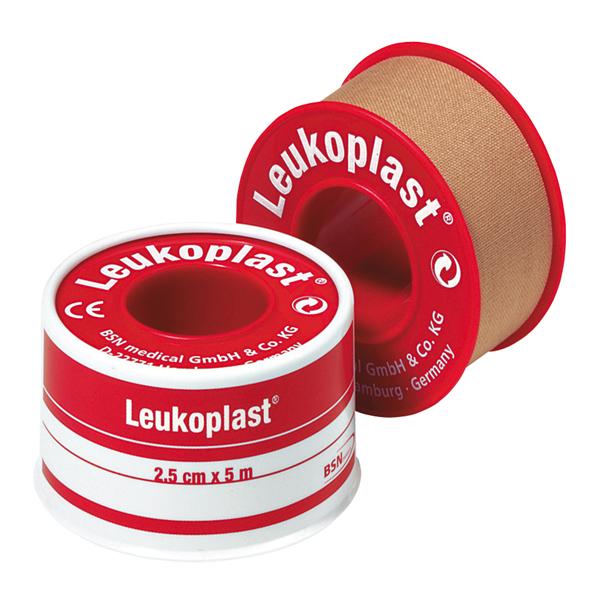 Leukoplast - 1,25 cm x 5 m, per stuk