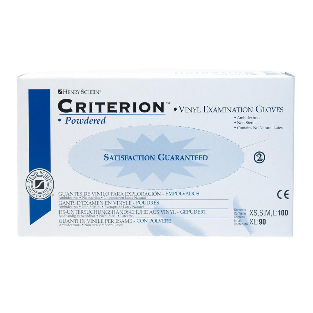 Criterion vinyl handschoen - M per 100 stuks