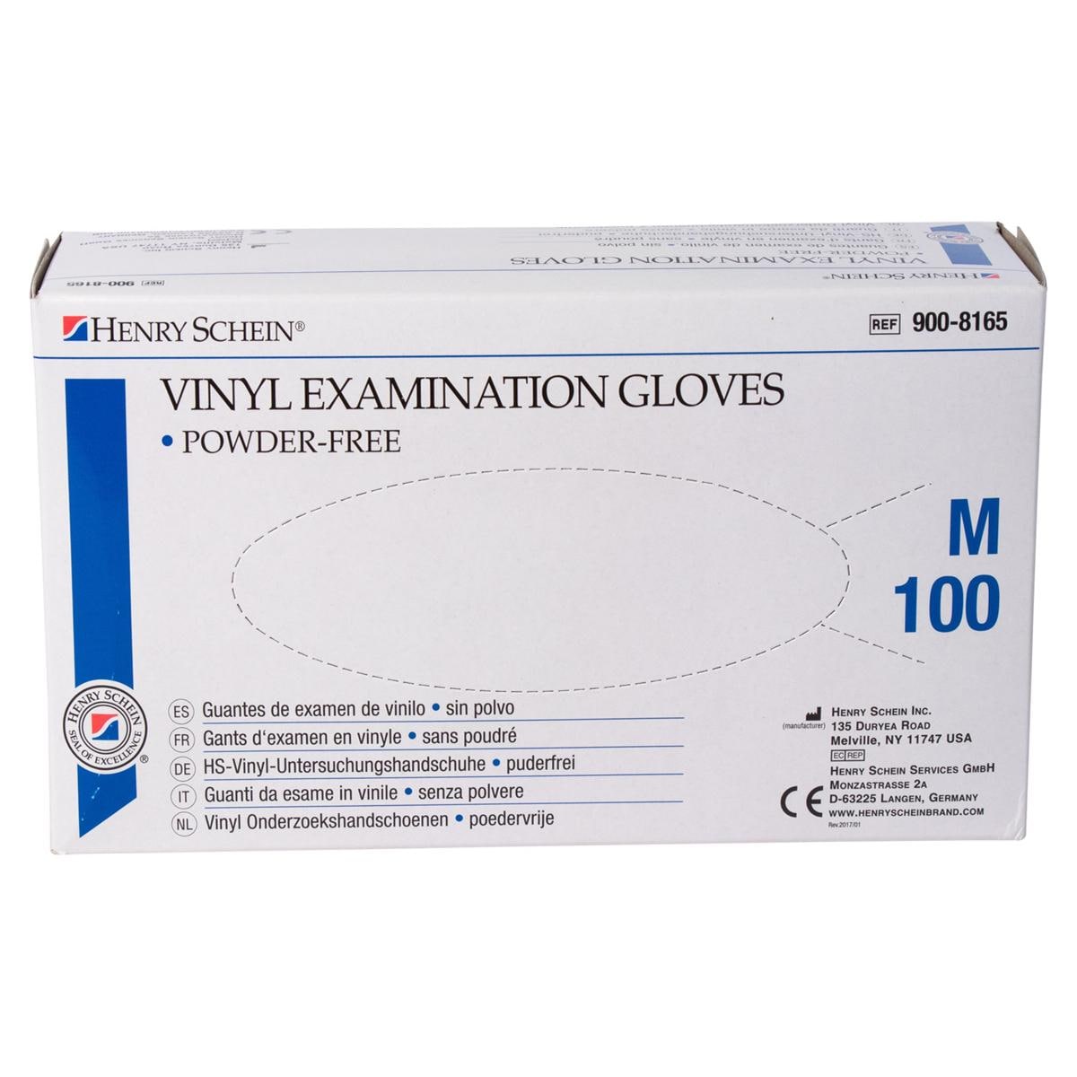 Criterion Vinyl Gloves Powder Free - M, 100 stuks