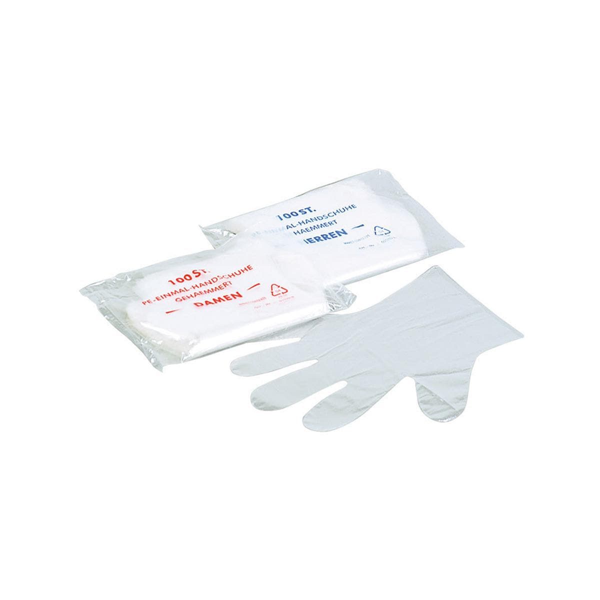 Polyethyleen handschoen - M per 100 stuks