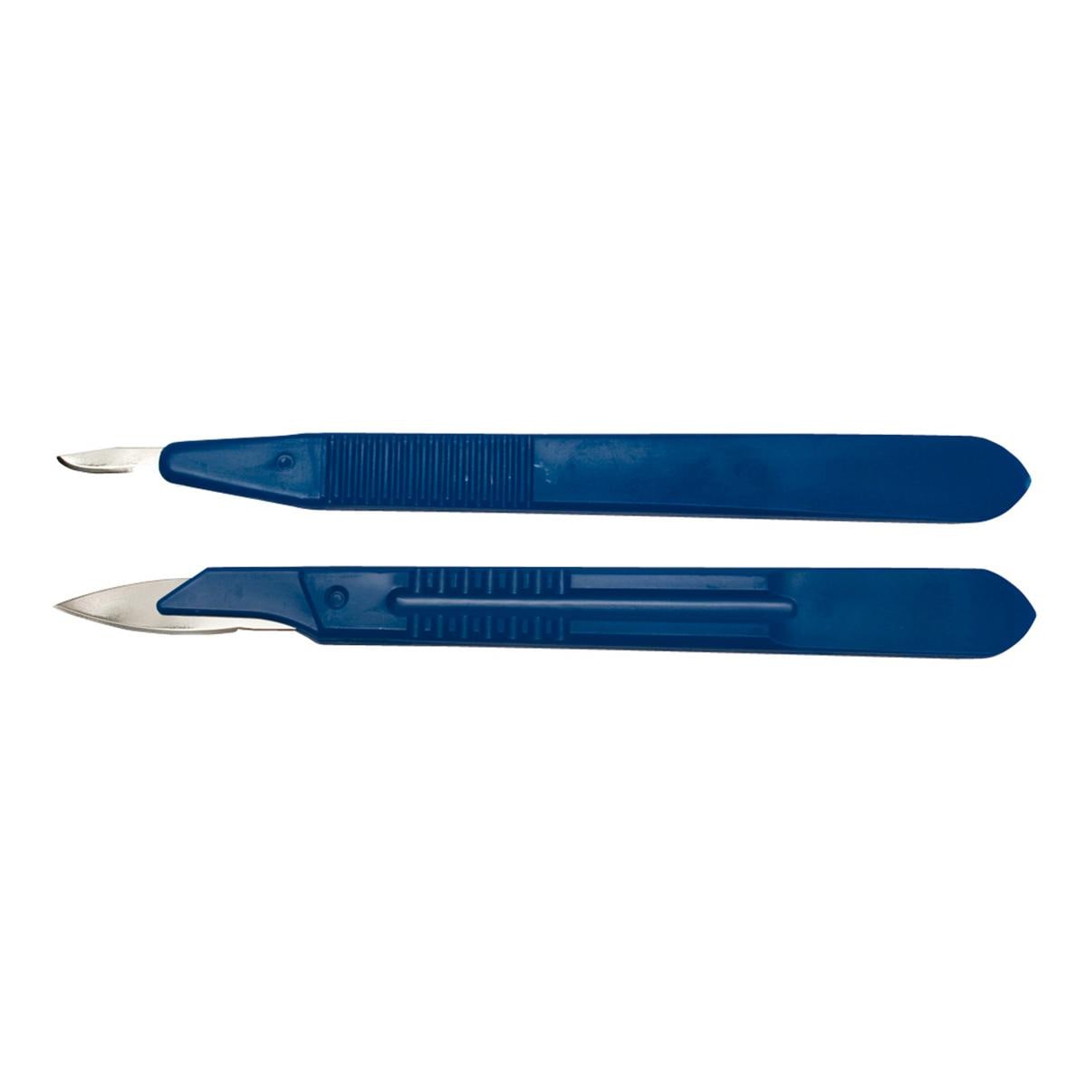 Scalpel + heft RVS steriel 10st 15C