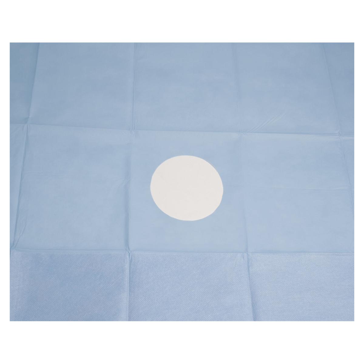 Chirurgische gatdoek - 50 x 70 cm, gat: Ø 7 cm, 90 stuks