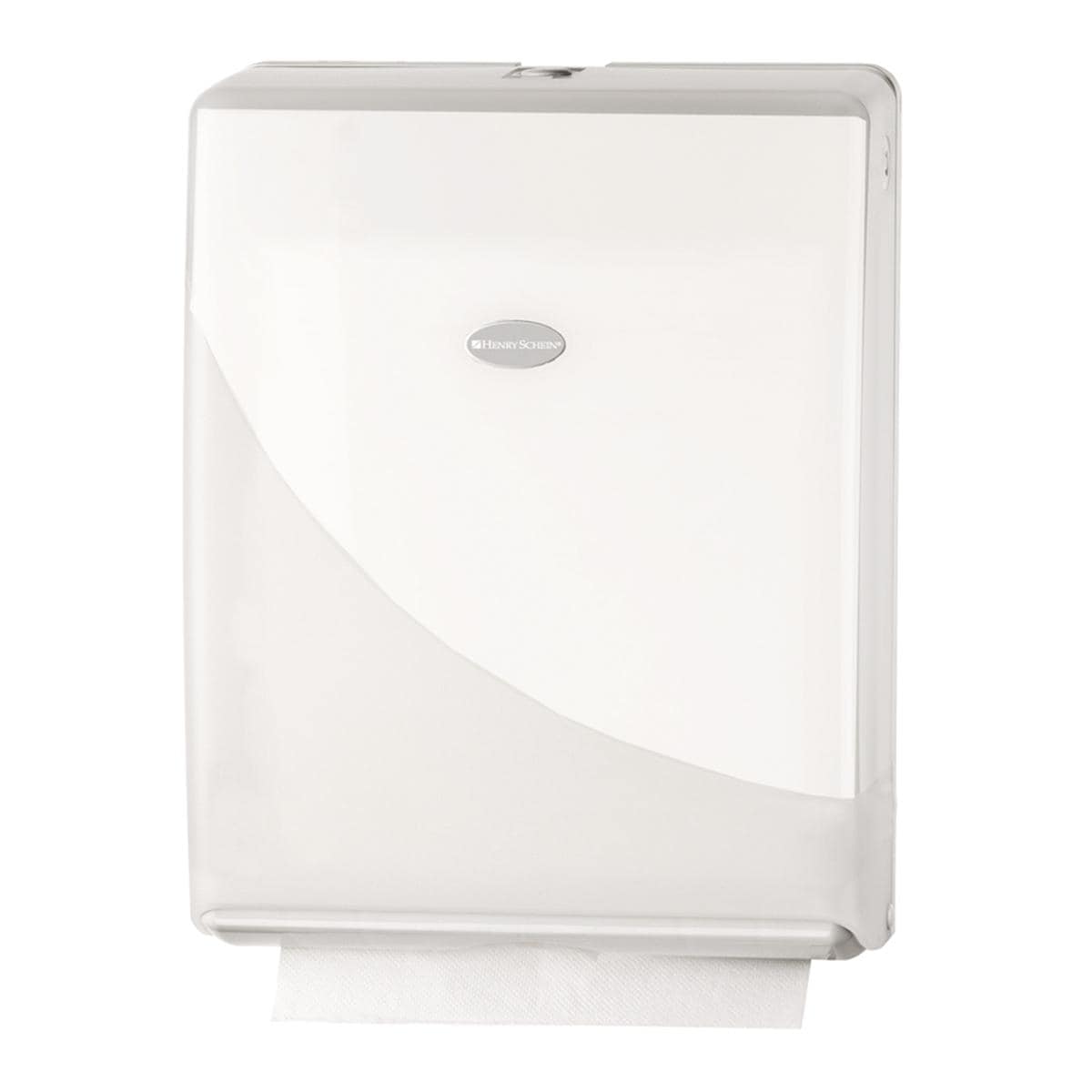 Handdoekdispenser smal - Parelwit