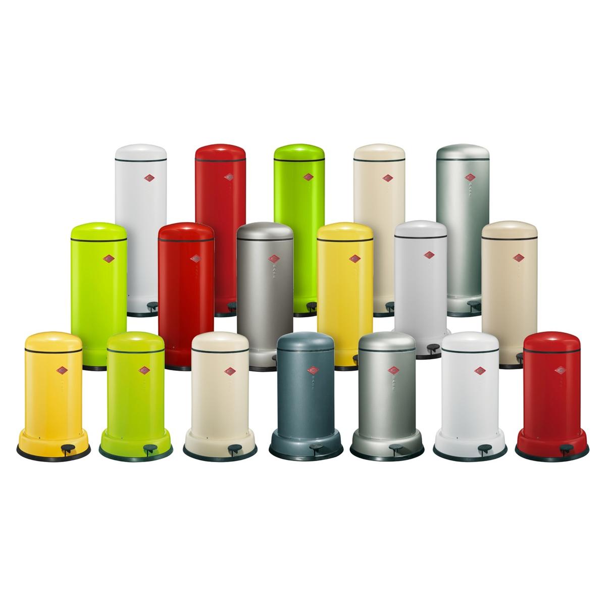 Baseboy pedaalemmer - inhoud 20 liter, zilver