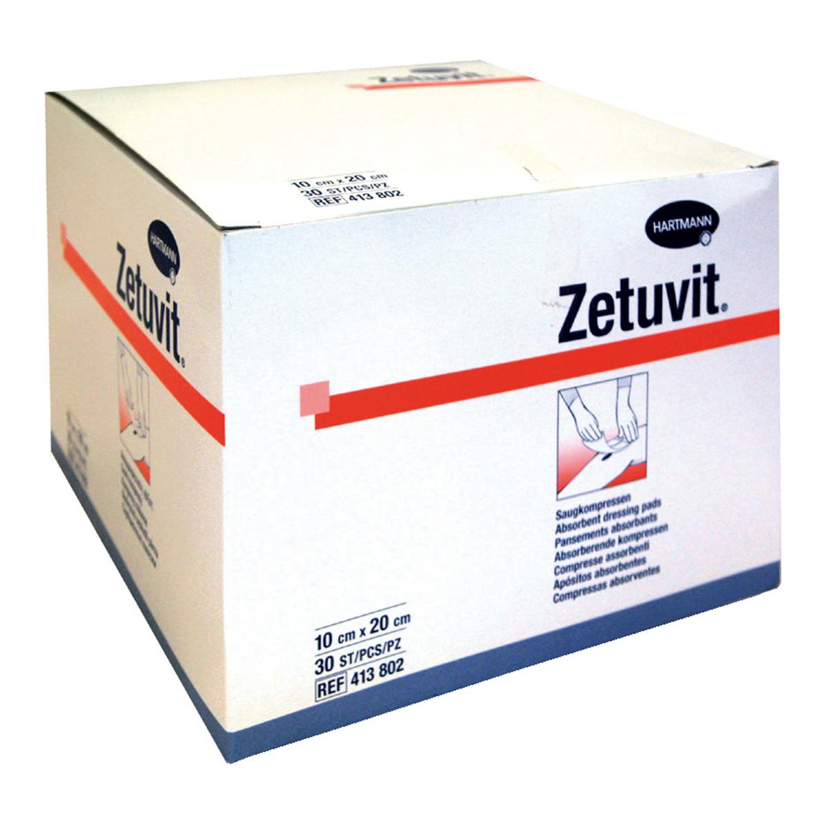 Carrière straf Vegetatie Zetuvit absorberend kompres - 10 x 10cm, 30 stuks, niet steriel - Henry  Schein Medical