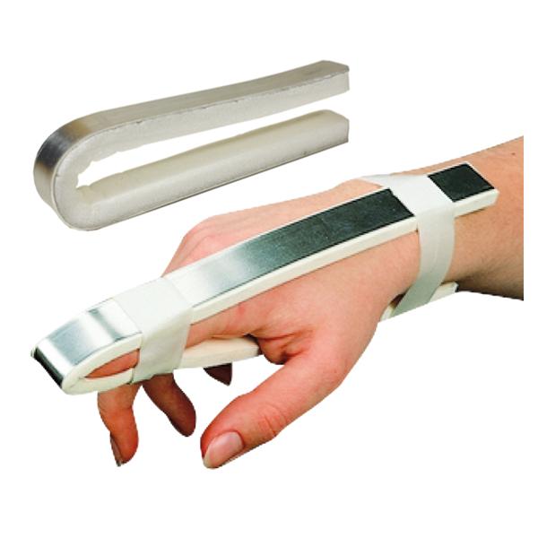 Vingerspalk aluminium - 13 mm x 48 cm, per stuk