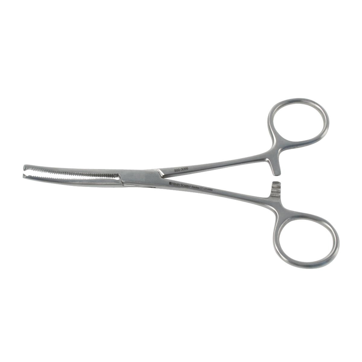 Arterieklem Kocher, gebogen - Blue Banner 13 cm