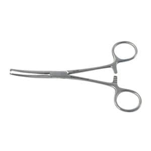 Arterieklem Kocher, gebogen - Blue Banner 13 cm