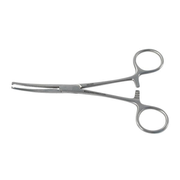 Arterieklem Kocher, gebogen - Blue Banner 13 cm