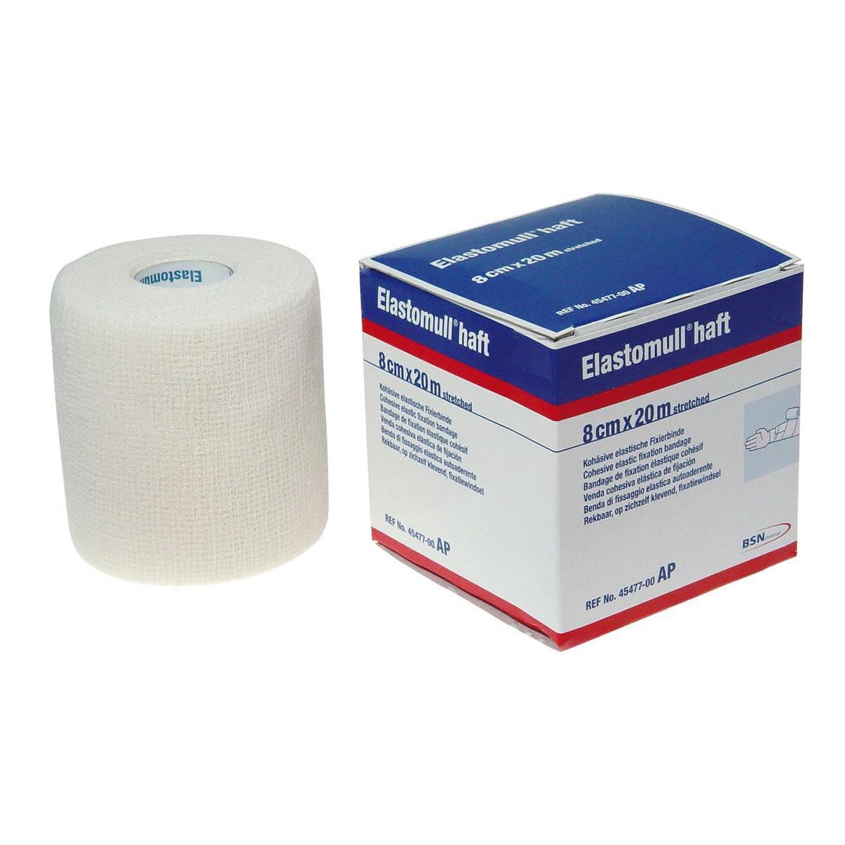 Elastomull Haft wit - 10 cm x 20 m, per stuk