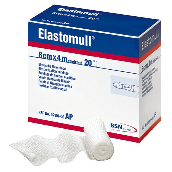 Elastomull - 4 cm x 4 mtr, 20 stuks in cellofaan