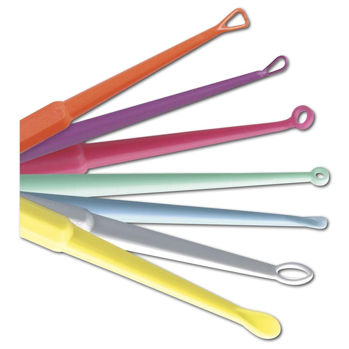 Oorcurette - lepel kind, blauw, per 50 stuks