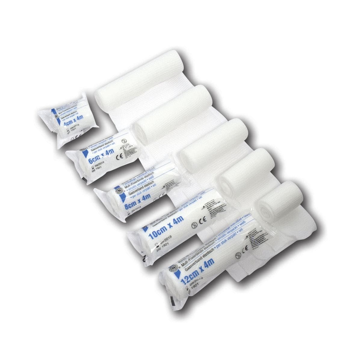 Elastisch hydrofiel windsel - 4 m x 4 cm, 20 stuks