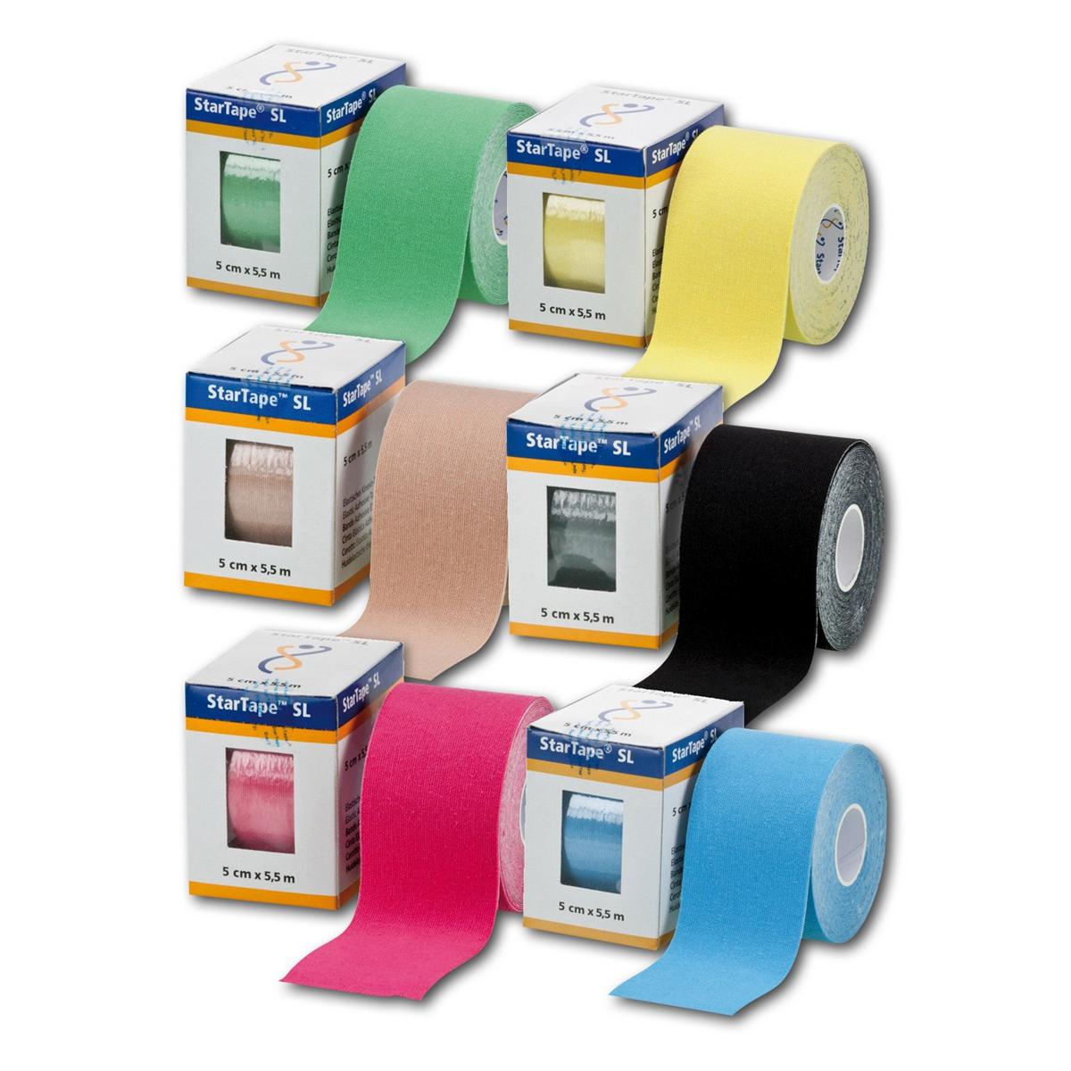 Star Tape SL - 5 cm x 5,5 m zwart, per stuk