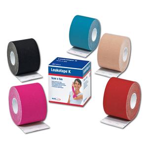 Leukotape K - 2,5cm x 5m huidkleurig, per rol.
