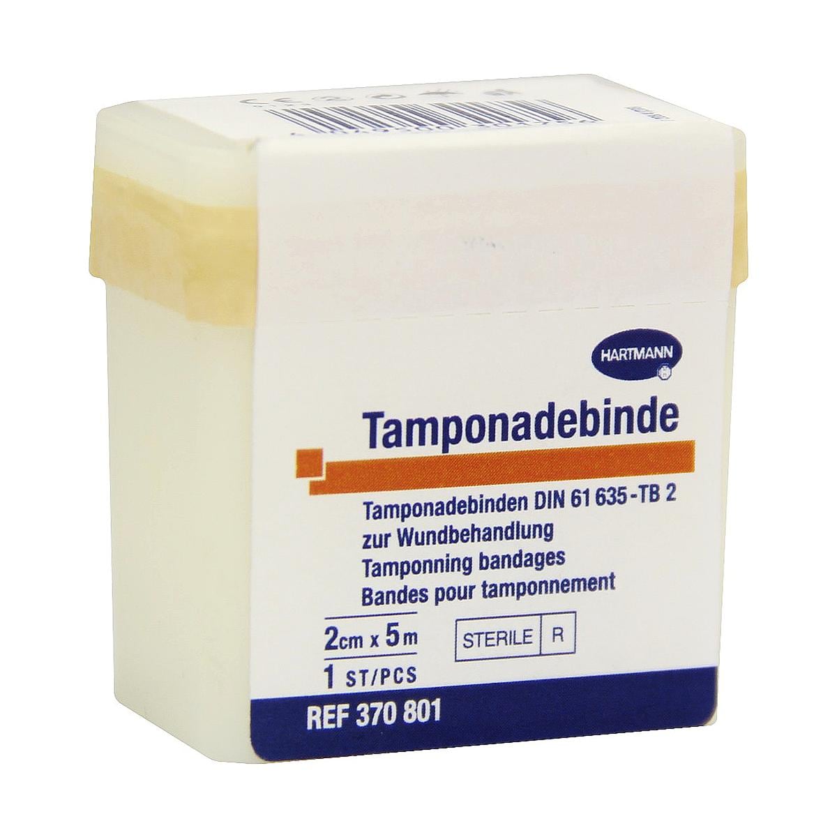 Tamponadeverband - 1cm x 5m steriel, per stuk