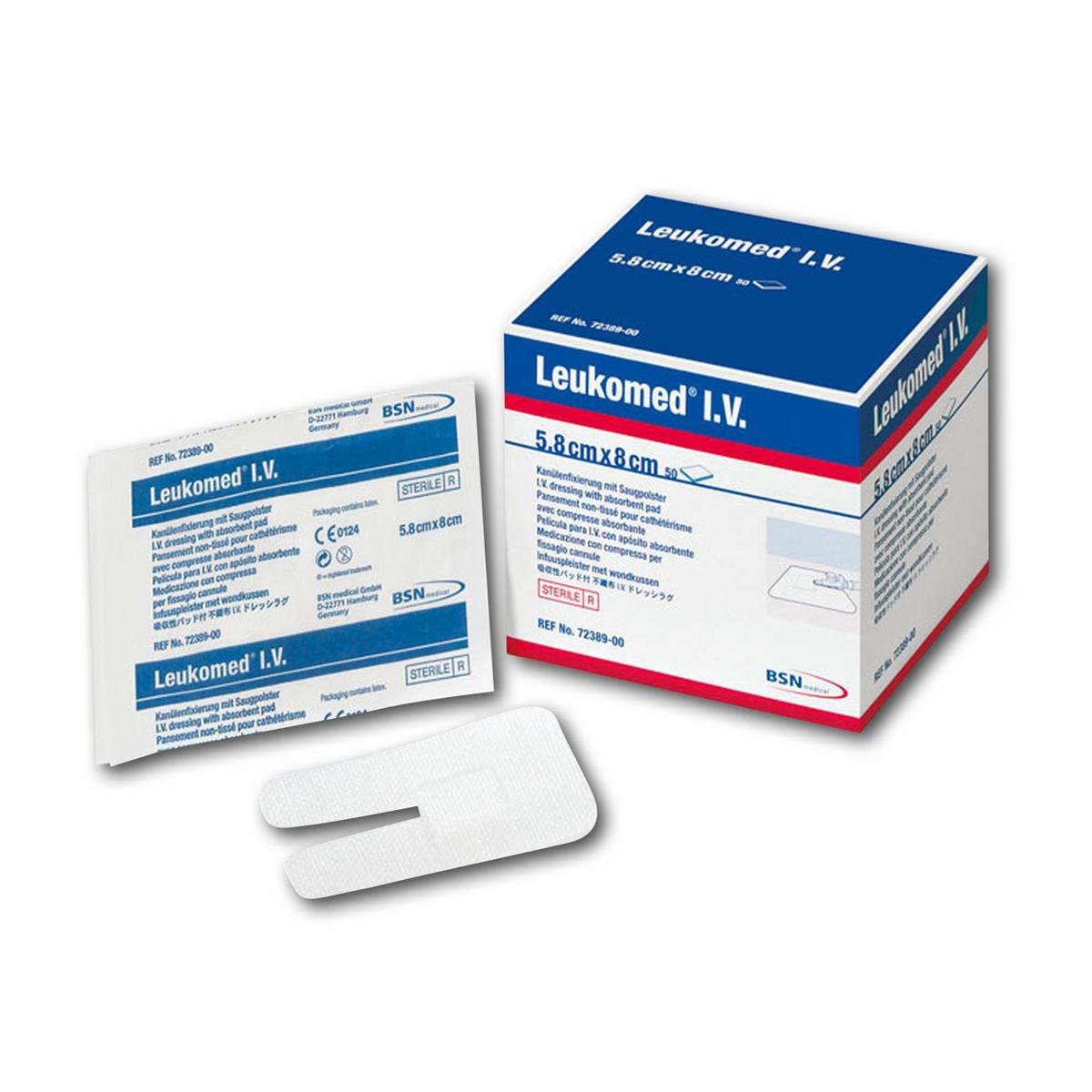 Leukomed IV pleister - 6 x 8cm, 50 stuks