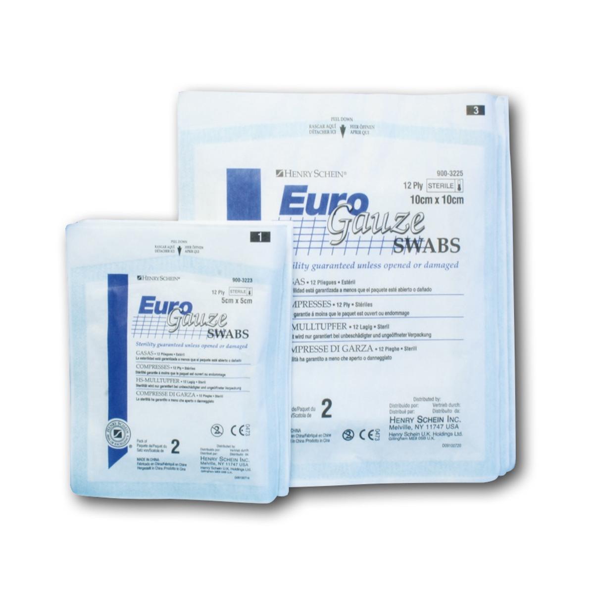 EuroGauze niet-steriel - 5 x 5 cm, 12-laags