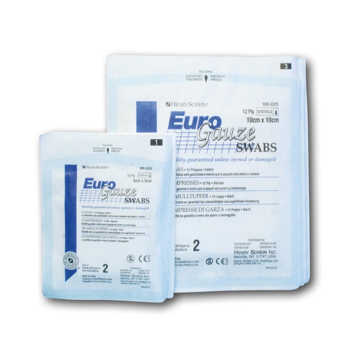 EuroGauze niet-steriel - 10 x 10 cm, 12-laags