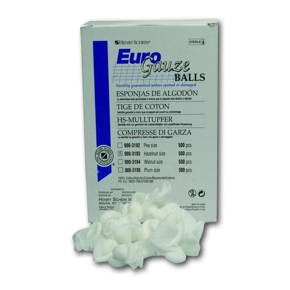 Gaasdeppers steriel - 1,5 cm