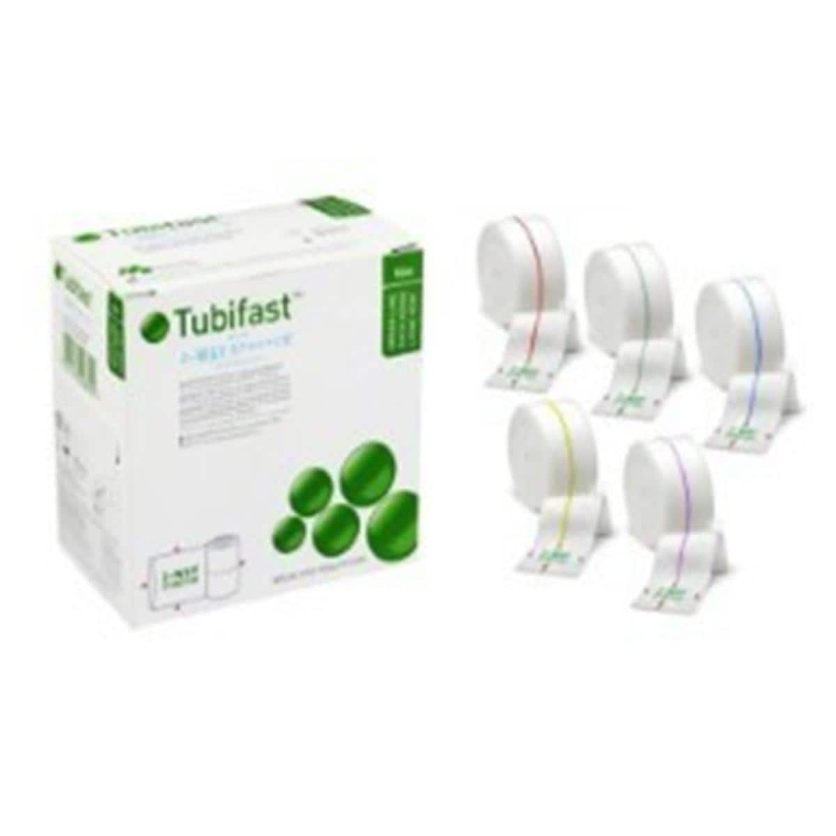 Tubifast buisverband - 5 cm x 1 m, groen, per 12 rollen