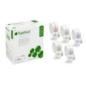 Tubifast buisverband - 5 cm x 1 m, groen, per 12 rollen