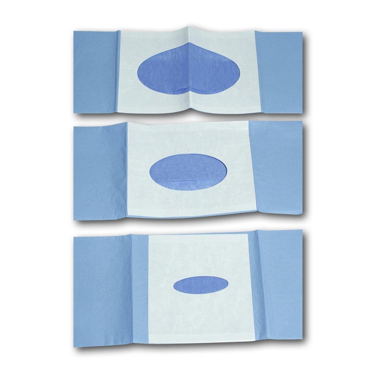 Chirurgische gatdoek, klevend - 2-delig, 45 x 75 cm, gat: Ø 7 cm, 60 stuks