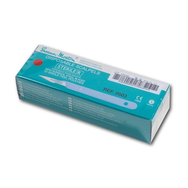 Scalpels met heft - figuur 15, per 10 stuks