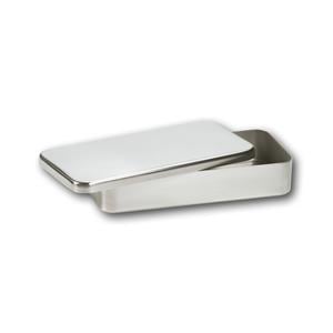 Instrumentendoos RVS - afmetingen: 18 x 8 x 2 cm