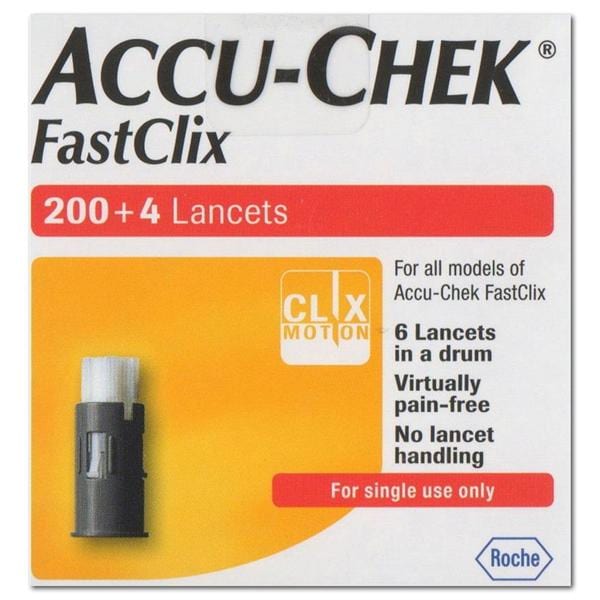 Accu-Chek Fastclix lancetten - per 34 x 6 stuks