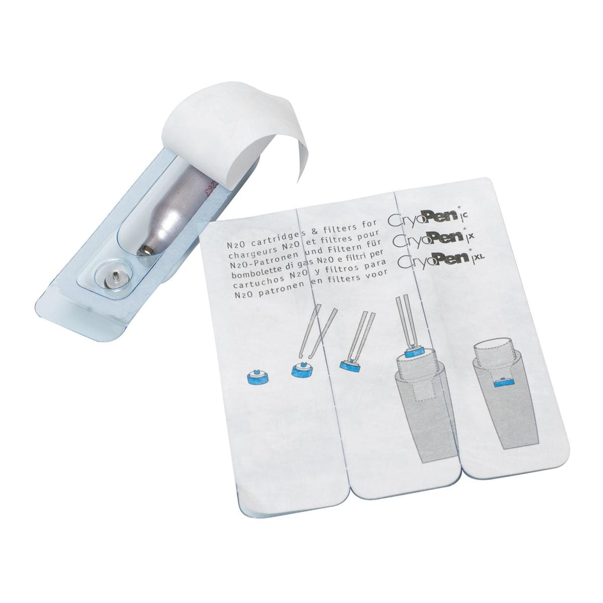 Cryopen capsules - N2O capsules 8 gram, 24 stuks