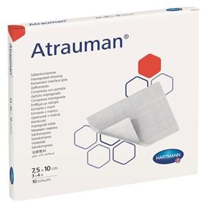 Atrauman zalfkompres - 5 x 5 cm, 10 stuks