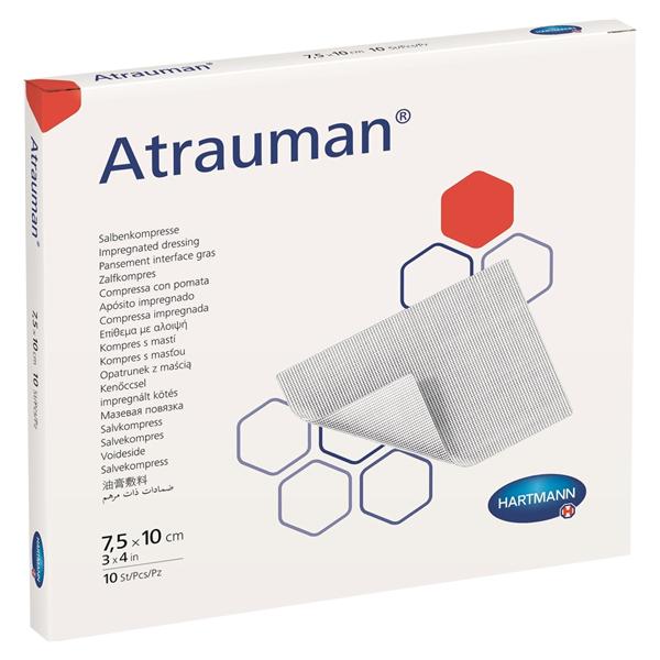 Atrauman zalfkompres - 5 x 5 cm, 10 stuks