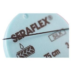 Serag zijde - USP 2/0 DS25 zwart 50cm, verpakt per 24st.