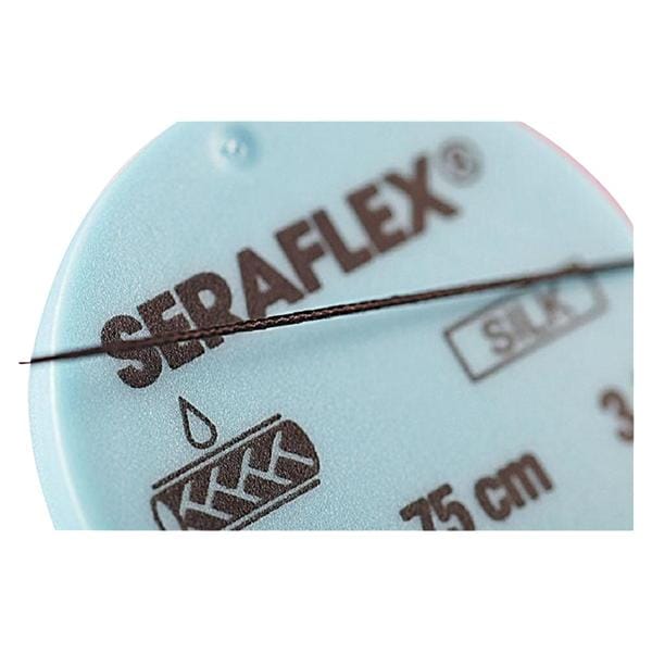 Serag zijde - USP 2/0 DS25 zwart 50cm, verpakt per 24st.