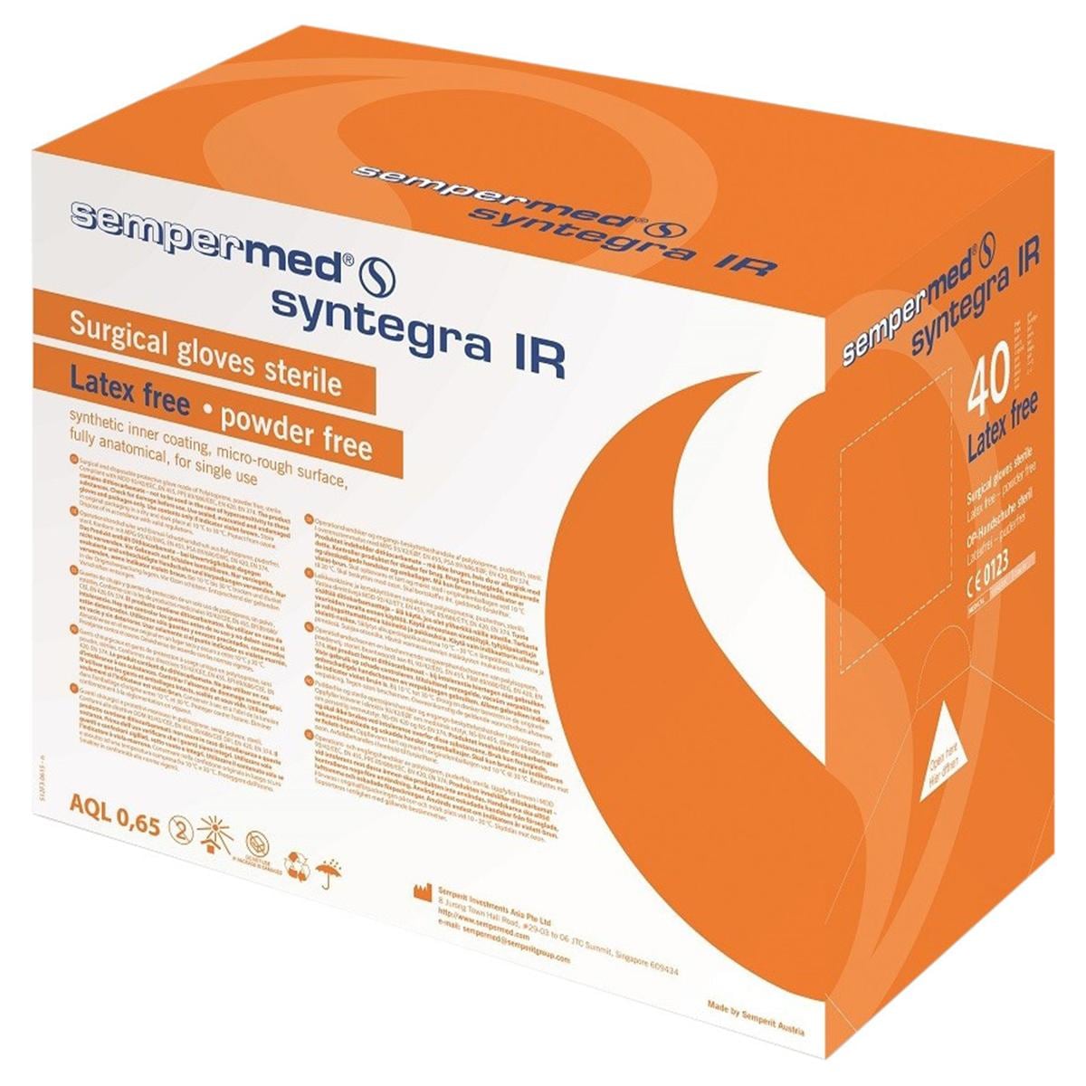 Syntegra IR synth. operatiehandschoen, steriel - maat 6, per 50 paar