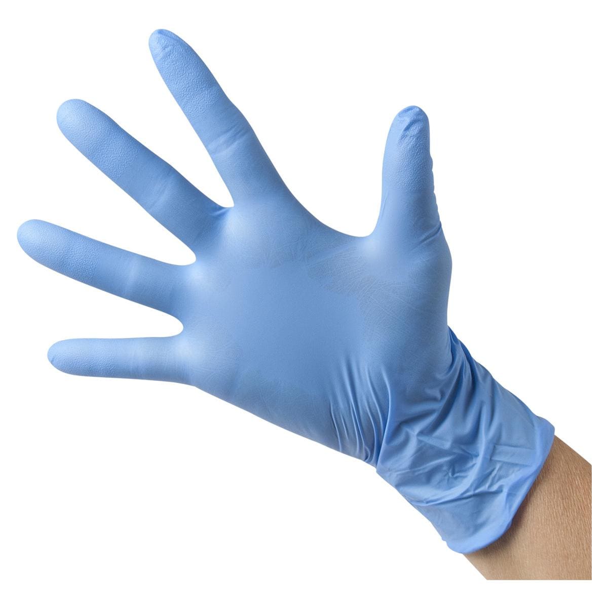 Nitrile Examination Gloves accelerator free - blauw - L, 100 stuks