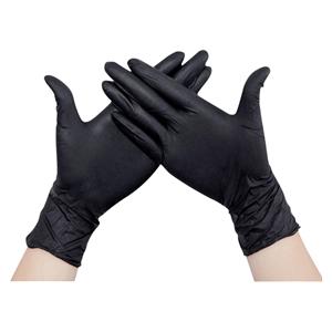 Nitriel handschoen, zwart - S, 100 stuks
