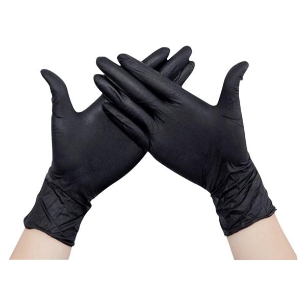 Nitriel handschoen, zwart - S, 100 stuks