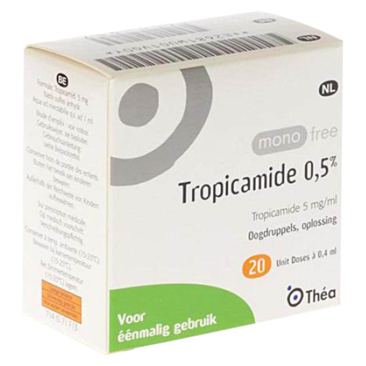 Monofree Tropicamide - 20 x 0,4ml
