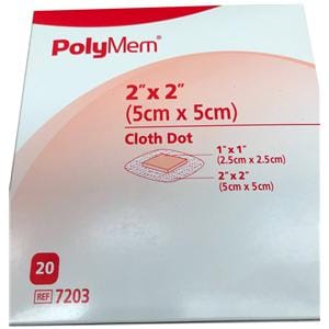 PolyMem cloth dot - 5 x 5 cm, per 20 stuks