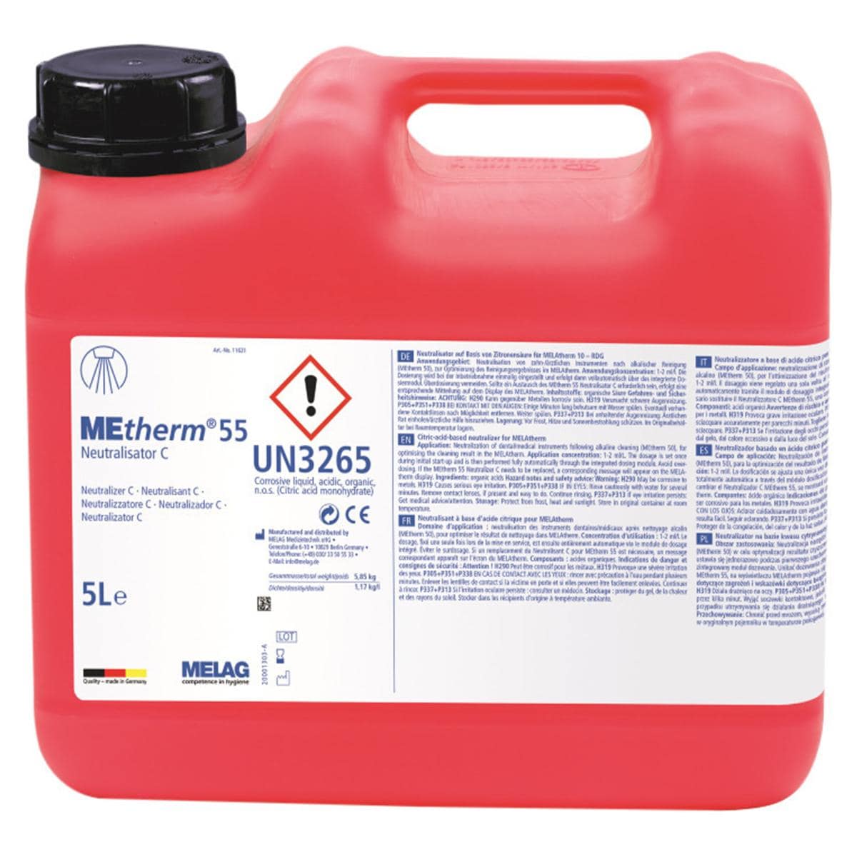 MEtherm 55 neutralisator C - can 5 liter