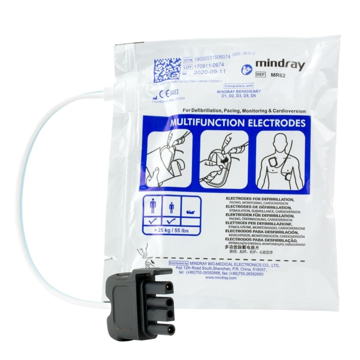 D1 AED-pads - per set