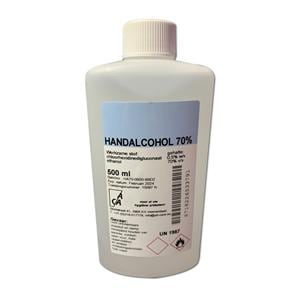 Handalcohol 70% - 500 ml, per stuk