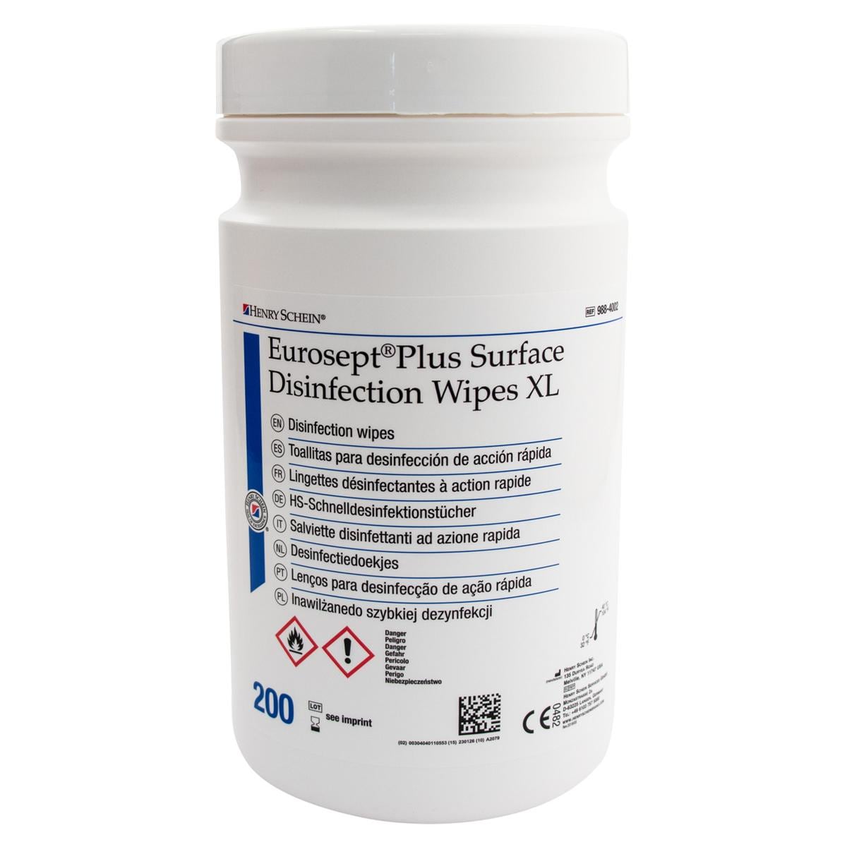 Eurosept Xtra Surface Disinfection Wipes XL - navulling - 200 stuks (22 x 20 cm)