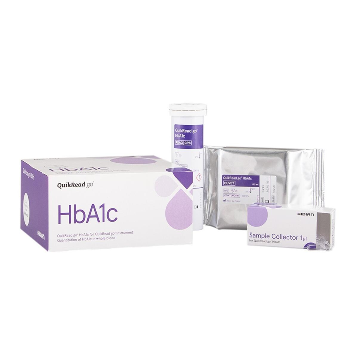 QuikRead go® HbA1c - per 25 stuks